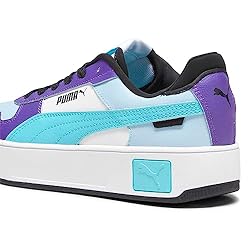PUMA Carina Street Sneaker, Silver Sky-Team Aqua