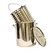 Ballington 42-Quart Stainless Steel Stock Pot w Fry/Steamer/Boil Basket & Lid