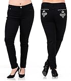 1826 Stretchy BLACK denim jeans MID-RISD WOMENS PLUS SIZE pants SKINNY PJ-3687