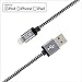 TUDIA 3ft Nylon Braided USB Cable with Lightning Connector [Apple MFi Certified] for iPhone 6/6 Plus / 6S, iPad Air 2 and More (Midnight Gray)