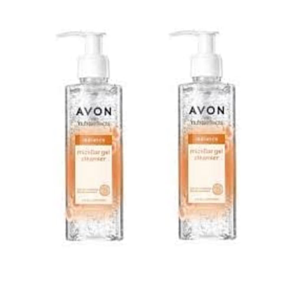 Pack of 2 Nutra Effects Radiance Micellar Gel Cleanser - 2 x 195ml by Avon