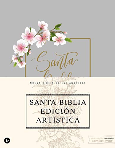 NBLA, Santa Biblia, Edición Artística, Tapa dura/tela, Arte con bordes dorados, Palabras de Jesús en Rojo, Comfort Print (Spanish Edition)