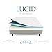 LUCID 6 Inch Gel Infused Memory Foam Mattress - Firm Feel - Perfect for Children - CertiPUR-US Certified - 10 Year warranty - Full