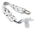 Pacifier Clip by Matimati Baby - 4 Pack - Unisex Modern Designs - Great Pacifier /Teething Ring Holder (Ants & Houses)