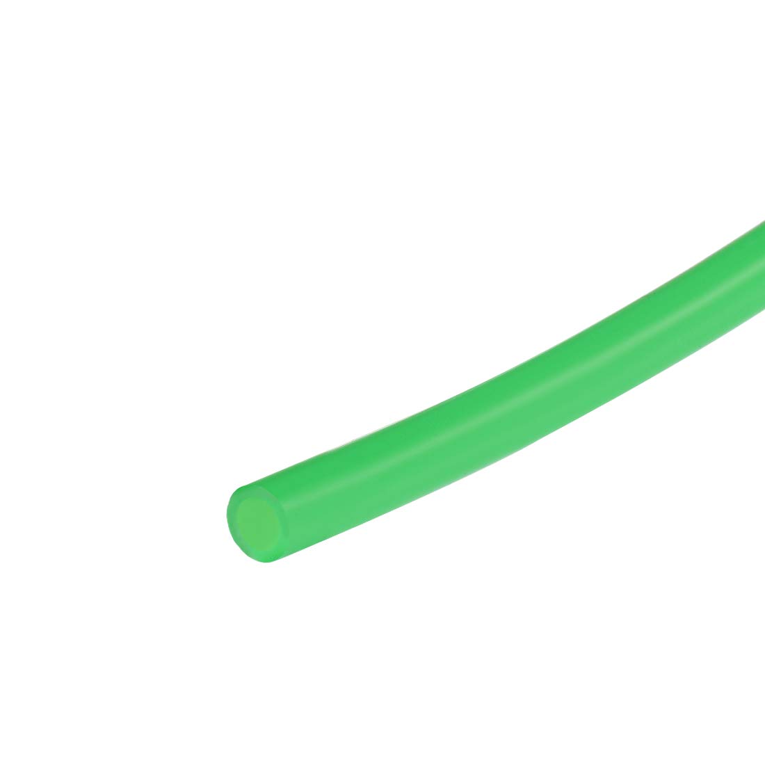 Photo 1 of uxcell Silicone Tube, 5/32"(4mm) ID x 1/4"(6mm) OD 10ft Silicone Rubber Tube Air Hose Water Pipe for Pump Transfer Green