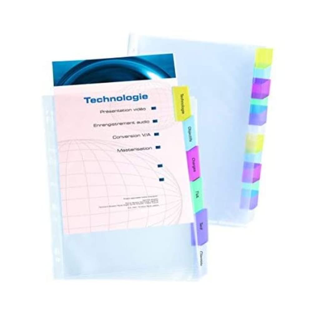 Elba Divider Pouch 6 Positions a4+ POLYPRO