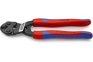 KNIPEX Tools - CoBolt Compact Bolt Cutter, Multi-Component (7102200), 8- Inch Comfort Grip