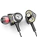 WSCSR in-Ear Headphones Earbuds High Resolution Heavy Bass with Mic for Smart Android Cell Phones Samsung HTC Lg G4 G3 Mp3 Mp4 Earphones (Black)thumb 3