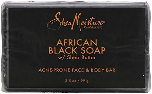 shea moisture african black soap acne prone face & body bar