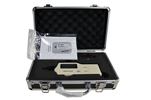 Benetech GM63A Vibration Meter, Acceleration Range: 0.1 to 199.9m/s2; Velocity Range: 0.1~199.9mm/s