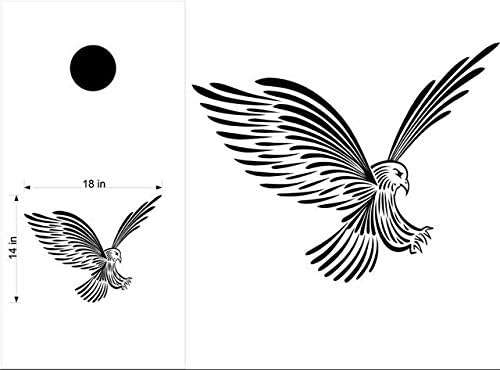 Eagle Pinstriping Cornhole Board Decals Stickers Bean Bag Toss
