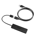 Anker Ultra Slim 4-Port USB 3.0 Data Hub with 3.3ft USB 3.0 Extension Cable