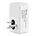 Mini Smart Plug Wuudi Wi-Fi Smart Socket Outlet, No Hub Required, Wireless Remote Control your Devices from Anywhere, Work with Alexa Echo (2- Pack) (2 Pack)