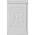 Ekena Millwork PB05X08X01ME 5 1/4-Inch W x 8 5/8-Inch H x 1 1/4-Inch P Medway Plinth Block