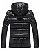ZSHOW Men's Winter Thicken Removable Hood Jacket Outwear Quilted Jacket