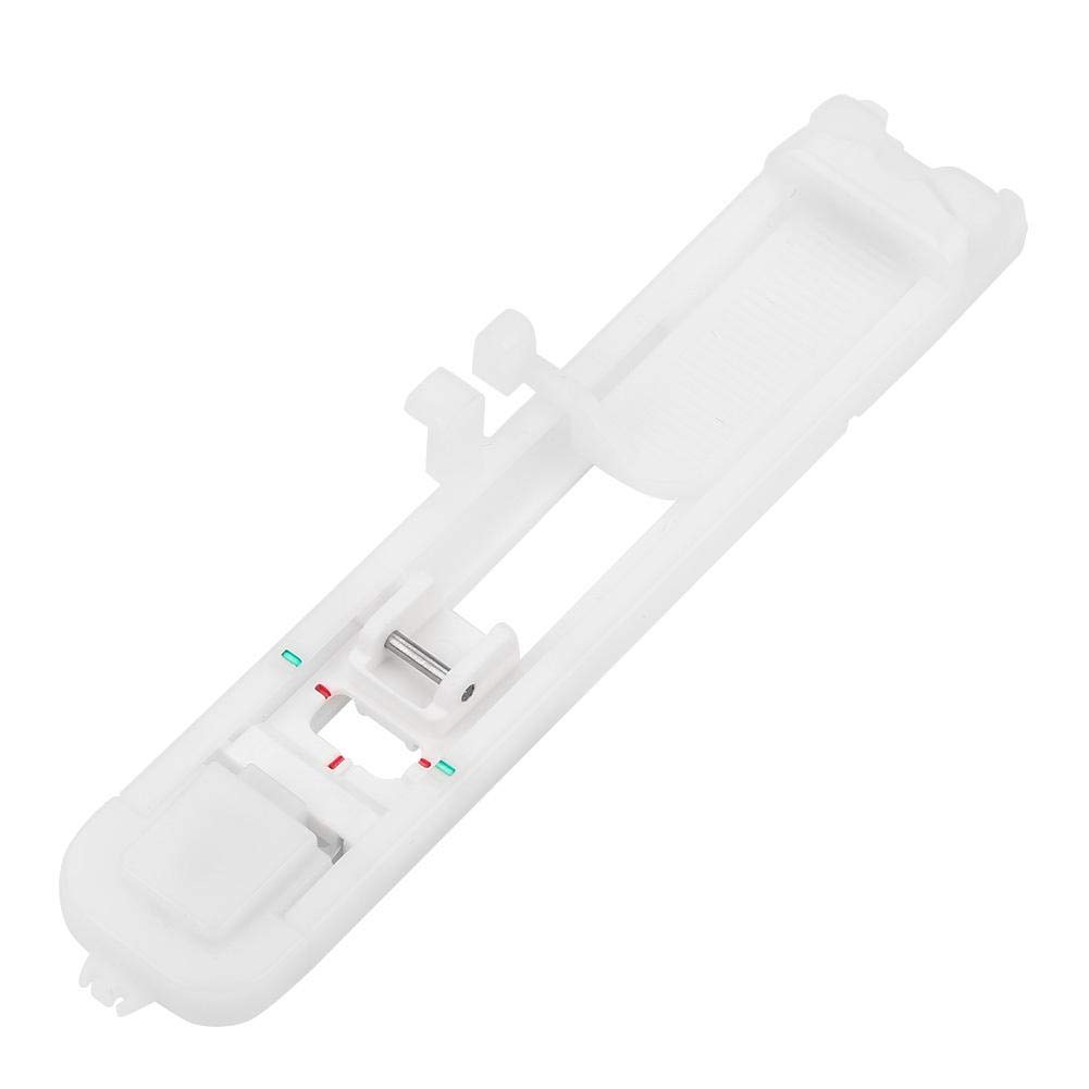 Nikou Buttonhole Plastic Eyelet Presser Foot, Button Hole Press Foot with 1 Step Keyhole Function Sewing Machine Accessories(white)
