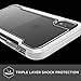 Raptic Clear,Compatible with Apple iPhone XR Case, (Formerly Defense Clear) - Military Grade Drop Tested, Anodized Aluminum, TPU, and Polycarbonate Protective Case iPhone XR, 6.1 Inch LCD Screen,White