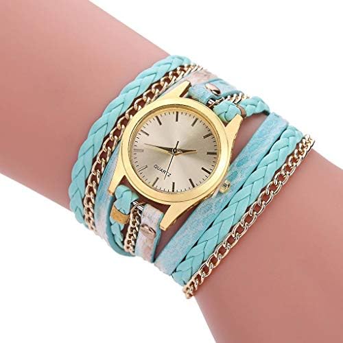 Korowa Serpentine Pattern Strap Ladies Bracelet Watch Casual Women Quartz Wristwatch Wrist Decoration