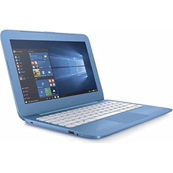 HP Stream 11.6 inch Premium Flagship Laptop, Intel Celeron Core up to 2.48GHz, 4GB RAM, 32GB Solid State Drive, WiFi, Bluetooth, Webcam, USB 3.0, Windows 10 Home, Blue (Certified Refurbished)