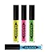 Play Kreative Glow In the Dark Lip Gloss Set 4 Colors - Novelty Costume Glow In The Dark Lipstick TM