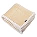 Kritter Planet Dog Blankets for Large Dogs, Soft Fluffy Fleece Pet Blankets for Couch, Sofa, Dog Beds, Car Seats, Creat, Washable, 50x60 inches, Beige