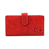Buxton Leather Heiress Tab Checkbook Cover & Credit Card Holder