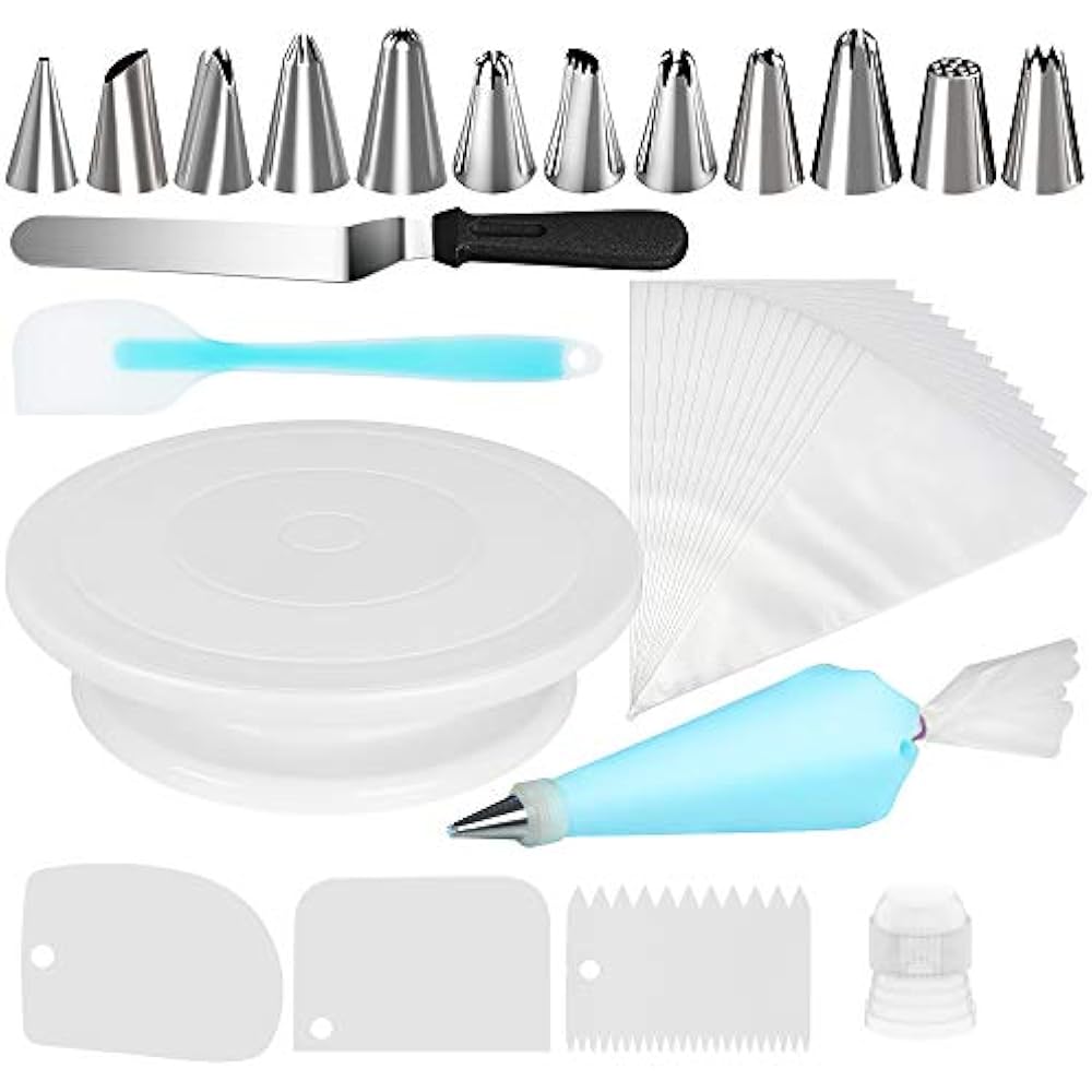 11 Inch Cake Stands Rotating Turntable, Spinner Baking Decorating Supplies With eBay