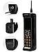 Higoo 2016 NEW Classic Vintage Retro Quad Band Brick Phone Dual SIM Long Standby Time (Black)