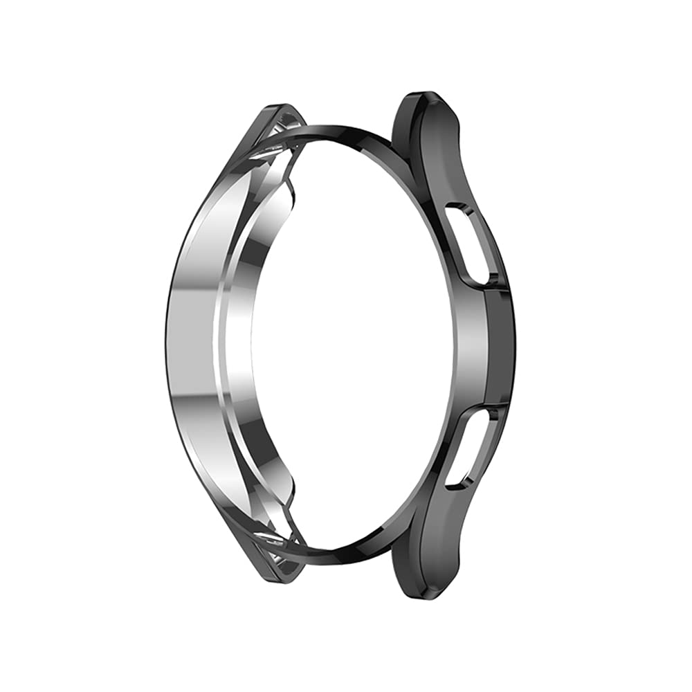 AISPORTS 2 Pack Compatible with Samsung Galaxy Watch 4 44mm Case with Screen Protector, Ultra-Thin Soft TPU Silicone Bumper Case Full Coverage Protective Case Cover for Samsung Galaxy Watch 4 44mm