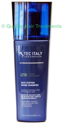 Tec Italy Silk System Shine Sulfate Free Shampoo, 10.1 Ounce