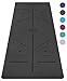 Ewedoos Eco Friendly Yoga Mat with Alignment Lines, TPE Yoga Mat Non Slip Textured Surfaces ¼-Inch Thick High Density Padding to Avoid Sore Knees, Perfect for Yoga, Pilates and Fitness (Gray)thumb 1