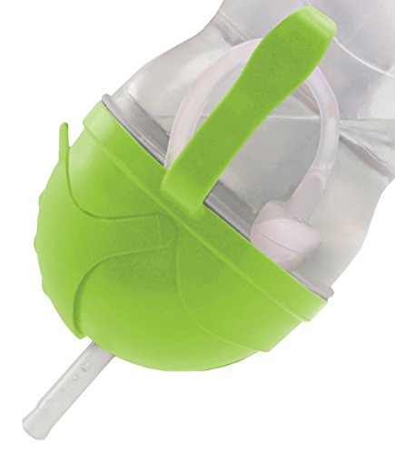 b.box Sippy Cup with Innovative Weighted Straw, Apple