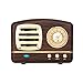 Dosmix Wireless Stereo Retro Speakers, Portable Bluetooth Vintage Speakers with Powerful Sound, Hands-Free Calls, Alexa Support, TF Card, AUX for Kitchen Bedrooms Party Outdoor Android iOS Woodenthumb 2