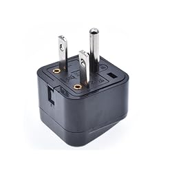 Tekit Black NEMA 6-15P Universal Plug Adapter