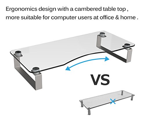 image for iDeer Life iDeer Glass Ergonomic Laptop Stand,Computer Tabletop Riser 