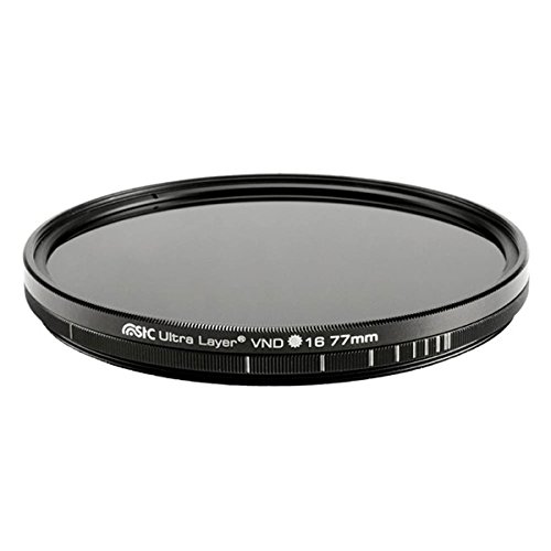STC 77mm Variable Neutral Density Filter, Multi-Coated, ND16-4096, 4 to 12 stops, Low Profile Ring