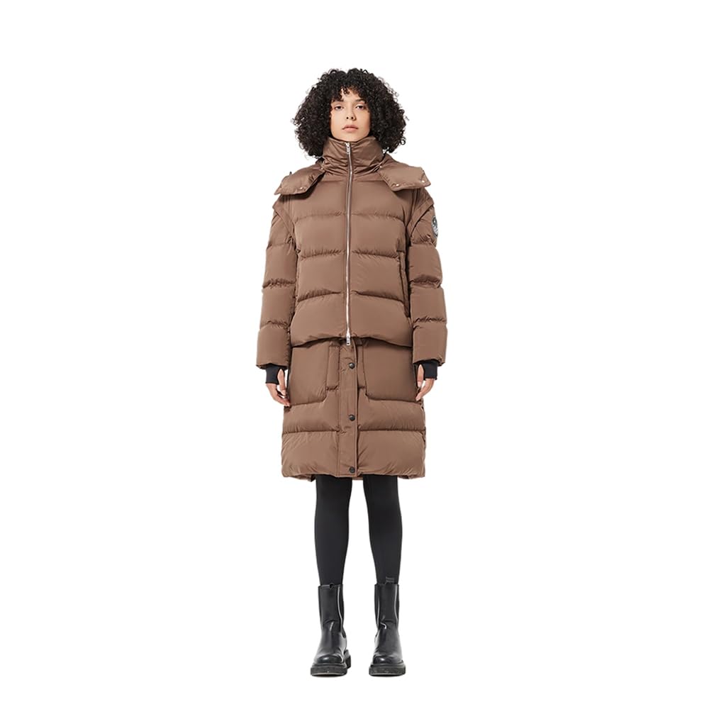 Photo 1 of Fitouch Cali Women's Long Down Puffer Coat Jacket | Detachable | 750+ Fill Power XL
