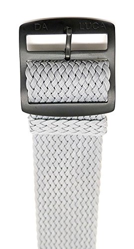 [DaLuca] Braided Nylon Perlon Watch Strap - Blue (Polished Buckle) : 18mm DaLuca Braided Nylon Perlon Watch Strap - Grey (PVD Buckle) : 22mm