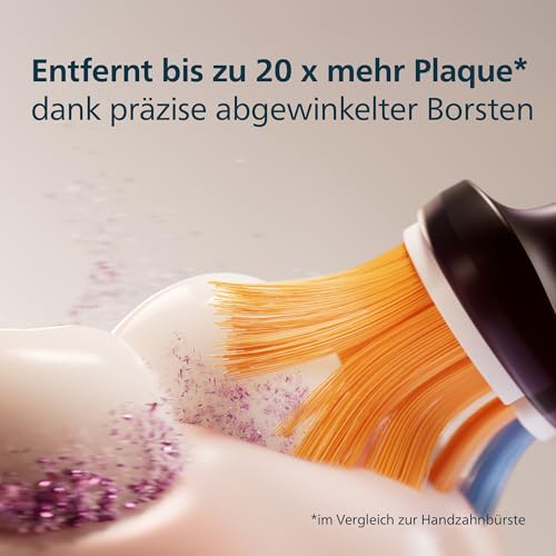 Philips Sonicare HX9094/88 A3 Premium All-in-One Original Replacement Brush Heads, Black, Pack of 4