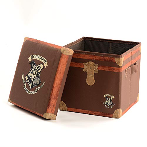 Seven Times Six Harry Potter Hogwarts Storage Bin With Lid 10" X 10" X