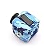 Grand Oasis Fidget Cube for Fidgeters Stress Relief Cube Adults Anxiety Attention Toy Best Gift for Children with Button Blue Camo