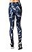 Neonysweets Womens Printed Yoga Pants Active Workout Leggings Stretch Tights M