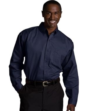 Men's Big And Tall Wrinkle Resistant Twill Shirt