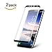 LEDitBe Galaxy S9 Screen Protector, Full Screen Tempered Glass Screen Protector Film, Edge to Edge Protection Screen Cover Saver Guard for 3D 9H Hardness Samsung Galaxy S9 Black