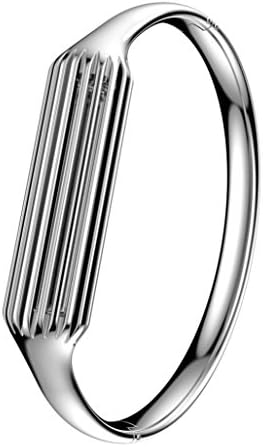 Egmy New Style Sporting Outdoor Fitbit Flex 2 Watch Band Replacement Popular Fashion Accessory Bangle For Fitbit Flex 2 (Silver)