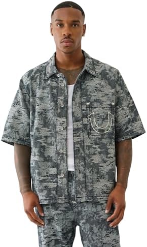 True Religion Men's Super T Oversized Velvet Jacket | Jackets for