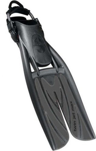 Scubapro Twin Jet Max Scuba Diving Fins - Large - Graphite