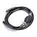 Smiful Fuel Line Assembly, Nylon Braided 3/8" 5/16" Marine Outboard Boat Motor RVs Fuel Hose Line Assembly with Primer Bulb Steel Hose Clamps 6FT (3/8")