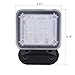 WALI Dummy Fake Security Tv Light LED Simulator with Power Adapter Timer Sensor Crime Prevention (FTVP001), Black