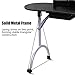 Giantex Portable & Foldable Manicure Nail Table Station, Nails Desk Spa Beauty Salon Technician Equipment w/Wrist Pad&Large Drawer, Free Carrying Case, Nail Workstation 27 Inches Height, Black